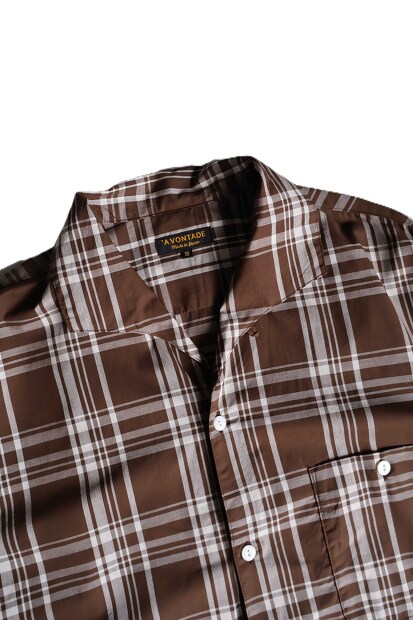 A VONTADE ITALIAN COLLAR SHIRTS SS -CHECK BROAD ClLOTH- VTD-0398-SH 商品画像
