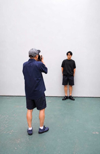 A VONTADE<br>ARMY CHINO SHORTS VTD-0514-ST 着用画像