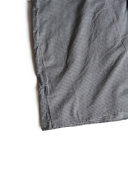 MANUAL ALPHABET C/SILK GINGHAM S/S OPEN COLLAR SHT  MA-S-839 商品画像