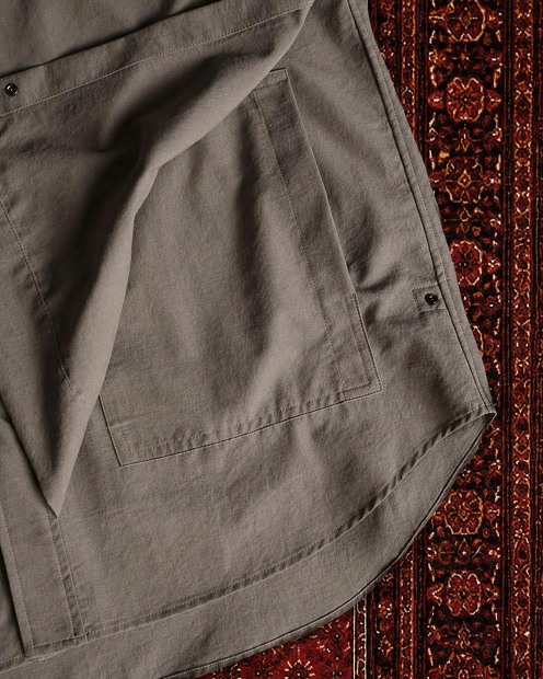 MEANSWHILE BREATHABLE SIDE SLIT S/S SH MW-SH26105