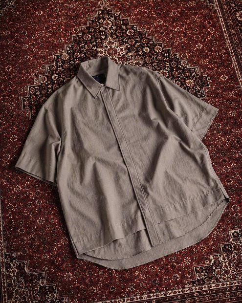 MEANSWHILE BREATHABLE SIDE SLIT S/S SH MW-SH26105