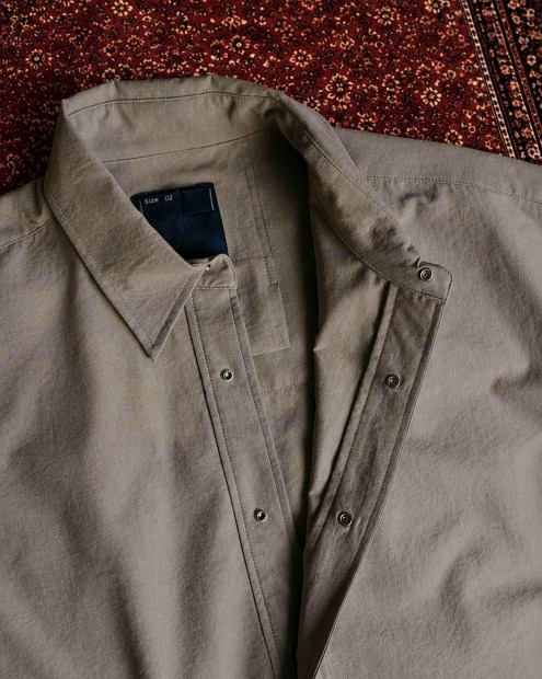 MEANSWHILE BREATHABLE SIDE SLIT S/S SH MW-SH26105 商品画像