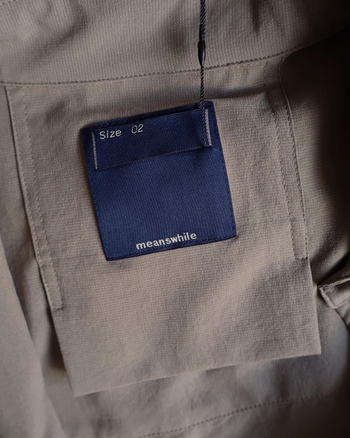 MEANSWHILE BREATHABLE SIDE SLIT S/S SH MW-SH26105 商品画像