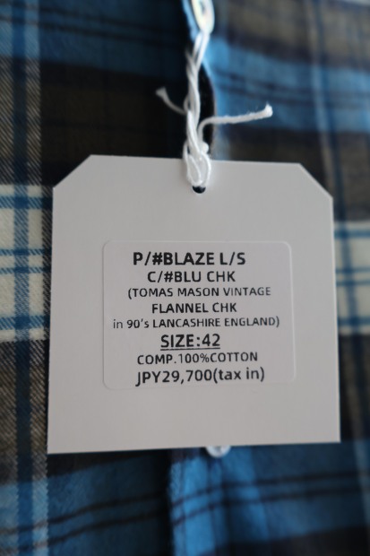 BRENA BLAZE L/S THOMAS MASON VINTAGE FLANNEL CHK