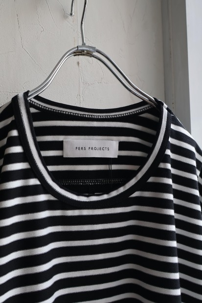 PERS PROJECTS ALEX L/S TEE BORDER
