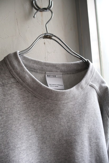 BETTER VINTAGE FLEECE CREW NECK PULLOVER BTR2623