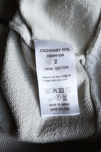 ORDINARY FITS<br>EMBROIDERY INLAY