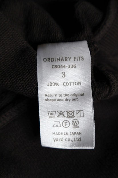 ORDINARY FITS<br>EMBROIDERY INLAY