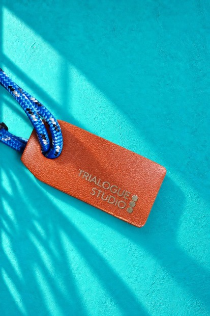 TRIALOGUE STUDIO × Lampa別注 親子巾着レザーバッグ