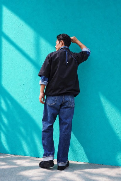 TRIALOGUE STUDIO × Lampa別注 親子巾着レザーバッグ