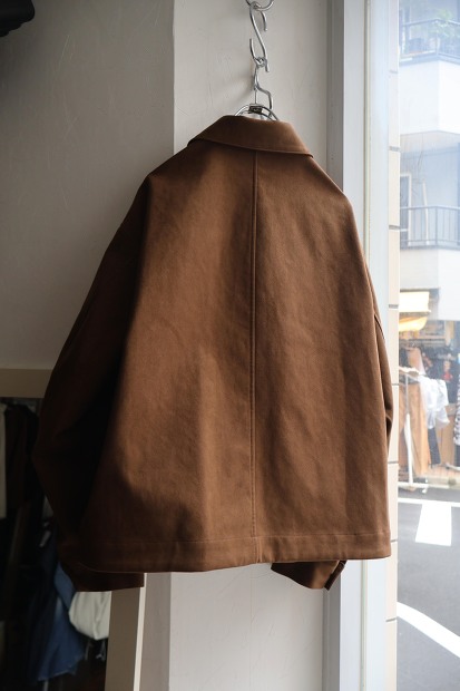 STILL BY HAND シンセティックレザーブルゾン BL07263