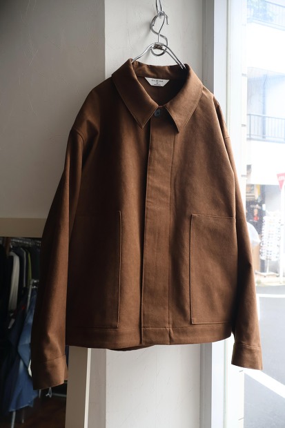 STILL BY HAND シンセティックレザーブルゾン BL07263
