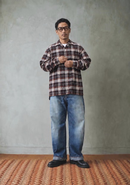 BRENA BLAZE L/S THOMAS MASON VINTAGE FLANNEL CHK