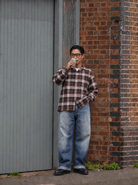 BRENA BLAZE L/S THOMAS MASON VINTAGE FLANNEL CHK