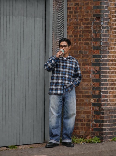 BRENA BLAZE L/S THOMAS MASON VINTAGE FLANNEL CHK