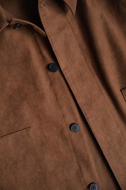 STILL BY HAND シンセティックレザーブルゾン BL07263