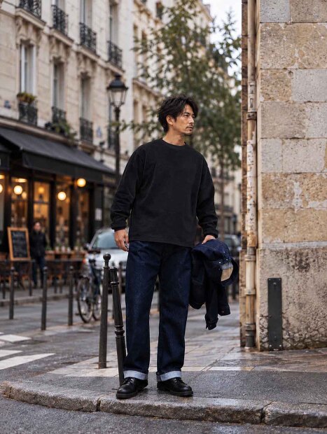 THING FABRICS LONG SLEEVE T-SHIRT (1mm PILE) TFIN-2901 