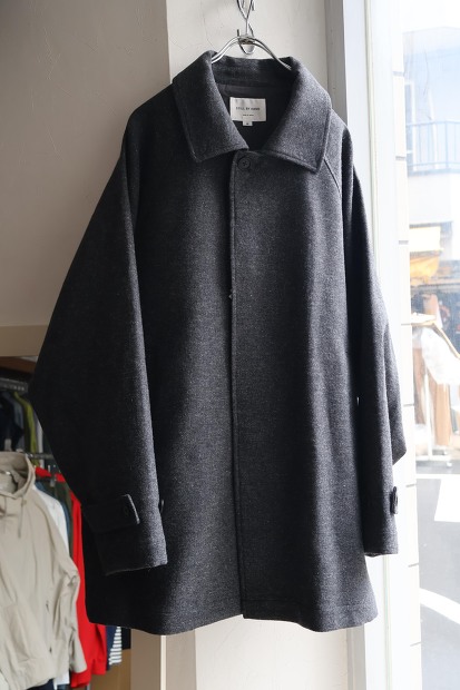 STILL BY HAND SILK NEP HALF COAT CO02263