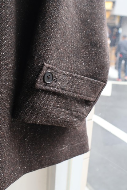 STILL BY HAND SILK NEP HALF COAT CO02263