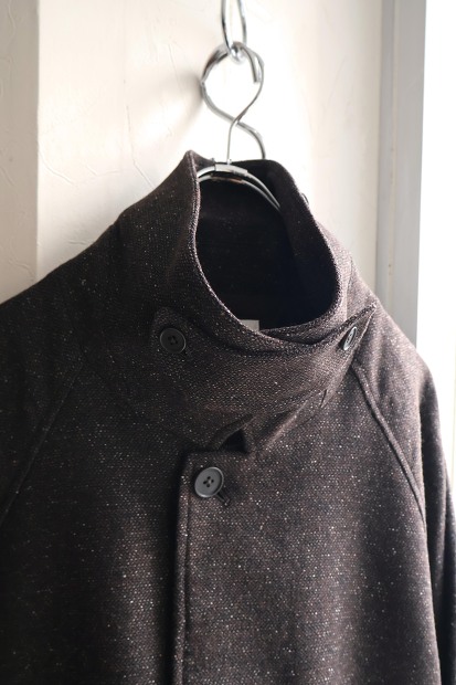 STILL BY HAND SILK NEP HALF COAT CO02263