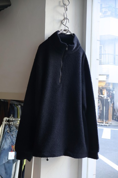 A VONTADE WOOL PILE HALF ZIP PULLOVER VTD-640-CS