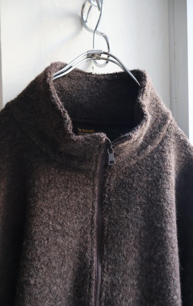 A VONTADE WOOL PILE HALF ZIP PULLOVER VTD-640-CS