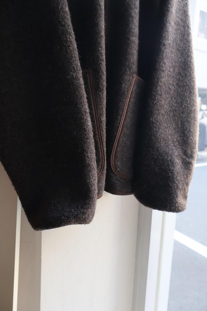 A VONTADE WOOL PILE ZIP CARDIGAN VTD-0652-CS