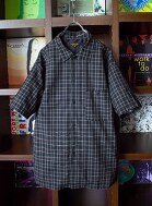 A Vontade Tropical Wool Check Shirts S/S VTD-0369-SH