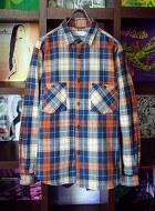 Manual alphabet Heavy Nel Loose fit Shirt MA-S-691 2色展開