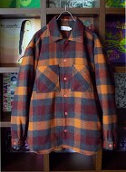 Manual alphabet Wool Check Shirt Jacket MA-Sｰ701 2色展開