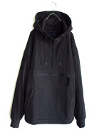 Meanswhile Uneven Fabric Anorak Parka MW-CT24203