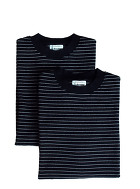 Yonetomi Light Wave Cotton Knit Tee Border 95-252-024