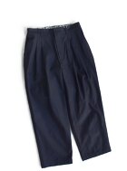 STILL BY HAND 強撚コットンシャンブレー2タックパンツ PT06253