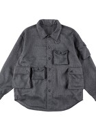 MODMNT T／TWEED UTILITY CPO SHIRT