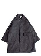 STILL BY HAND ツイードライクウールコート CO03253