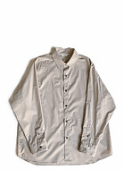 STILL BY HAND 先染めコットンラグランシャツ SH02254