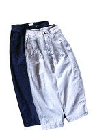 STILL BY HAND ディープタックデニムパンツ DN03261