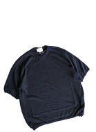 STILL BY HAND コットンリネン半袖ニット KN03262