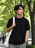 ORDINARY FITS LINEN RAGLAN PULLOVER TEE SH025