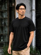 YONETOMI 度詰めSILK KNIT TEE