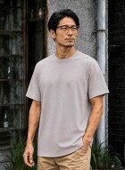 YONETOMI 度詰めSILK KNIT TEE