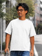 YONETOMI RIGID SEA ISLAND COTTON YOKO-MARUDO KNIT TEE 