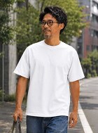 YONETOMI RIGID SEA ISLAND COTTON YOKO-MARUDO KNIT TEE 