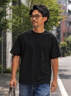 YONETOMI RIGID SEA ISLAND COTTON YOKO-MARUDO KNIT TEE 
