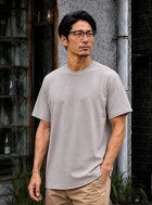 YONETOMI 度詰めSILK KNIT TEE
