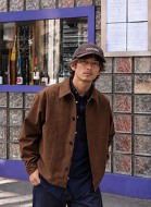 STILL BY HAND シンセティックレザーブルゾン BL07263