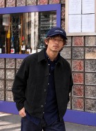 STILL BY HAND シンセティックレザーブルゾン BL07263