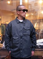 MODMNT T／TWEED UTILITY CPO SHIRT 